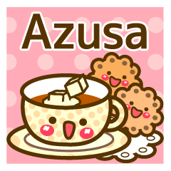 Use the stickers everyday "Azusa"