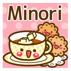 Use the stickers everyday "Minori"