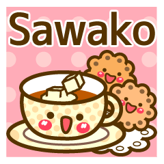 Use the stickers everyday "Sawako"