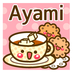 Use the stickers everyday "Ayami"