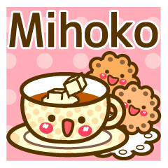 Use the stickers everyday "Mihoko"