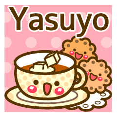 Use the stickers everyday "Yasuyo"