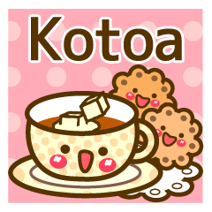 Use the stickers everyday "Kotoa"