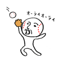 hottokesan sticker(baseball ver.)