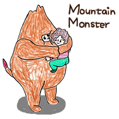 Super Mountain Monster illustration 1