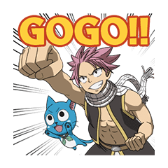 Fairy Tail Action Stickers Line Stickers Line Store