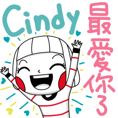Cindy's sticker