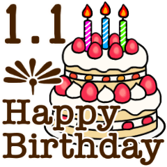 happy birthday cake move 1/1-16