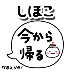 無難な【しほこ】専用のしろまる吹出家族