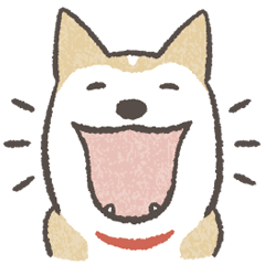 สติกเกอร์ดุ๊กดิ๊กหมาน้อย Shiba