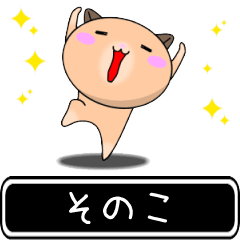 Sonoko only cute high speed Sticker