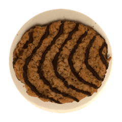 FUDGE STRIPED OATMEAL COOKIES STICKERS