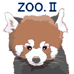 Animal sticker. [ZOO 02]