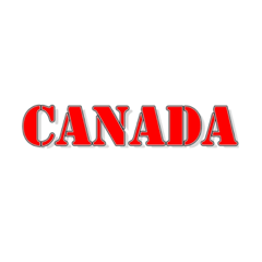 CANADA COLOR 8 STICKERS