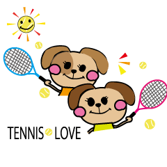 ENJOY Tennis friend dogs