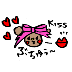 kuma chan sticker