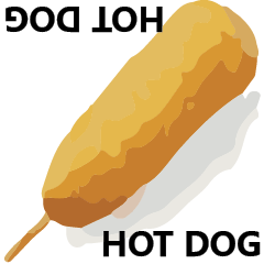 HOT DOG with something wrong