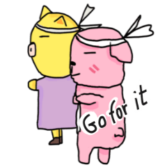 A Piglet & A Poodle (English Version)