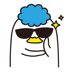 Daily life of curly duck