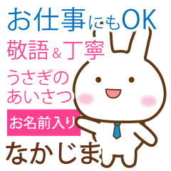 nakajima,polite greetings Rabbit