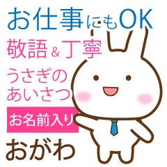 ogawa,polite greetings Rabbit