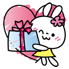 LOVE!! cute White Rabbit 3 [Japanese]