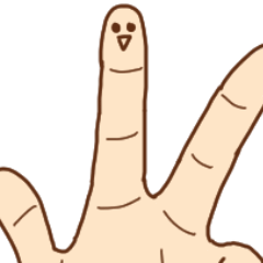 Sticker of Finger man