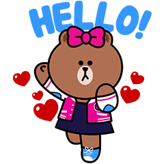 Choco Brown S Little Sister Line Stickers Line Store