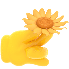 Ultra energy yellow hand-Immortal flower