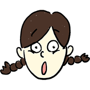 Expressive face girl