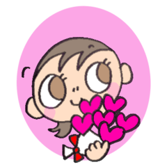 Miwachi's Happy sticker[My Feeling]