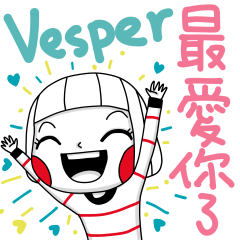 Vesper's sticker