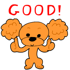 Animated Stickers - Apricot Toy Poodle