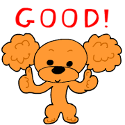 Animated Stickers - Apricot Toy Poodle