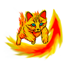 Lilion the flaming kitten