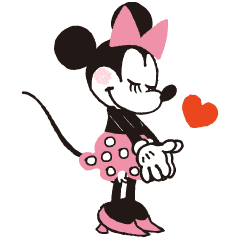 Minnie Mouse Line Stickers Line Store