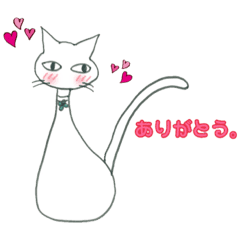 美人な白猫ねこさん Line スタンプ Line Store 美人な白猫ねこさん Line スタンプ Line Store