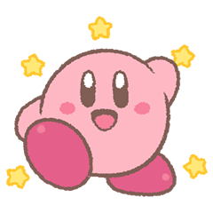 Kirby's Puffball Sticker Set
