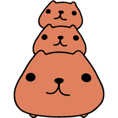 Kapibara San Line Stickers Line Store