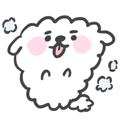 Fuwafuwa Dog Sticker