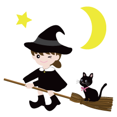 Love message of the witch.English