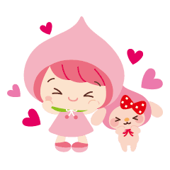 Momoko S Sticker Happy Lucky Everyday Line Stickers Line Store Momoko S Sticker Happy Lucky Everyday Line Stickers Line Store