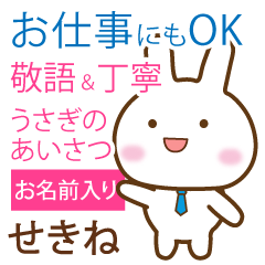 sekine _polite greetings Rabbit