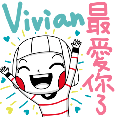 Vivian's sticker