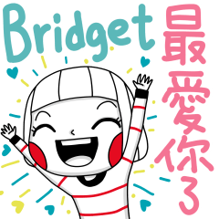Bridget's sticker