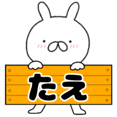 A dedicated name rabbit Tae