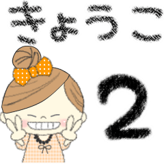マフィのきょうこさんかわってメッセージ２