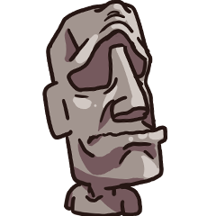 Grumpy Moai part three