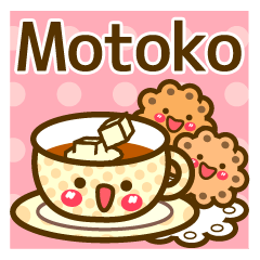 Use the stickers everyday "Motoko"