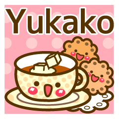 Use the stickers everyday "Yukako"